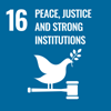 SDG 16: Peace, justice and strong institutions